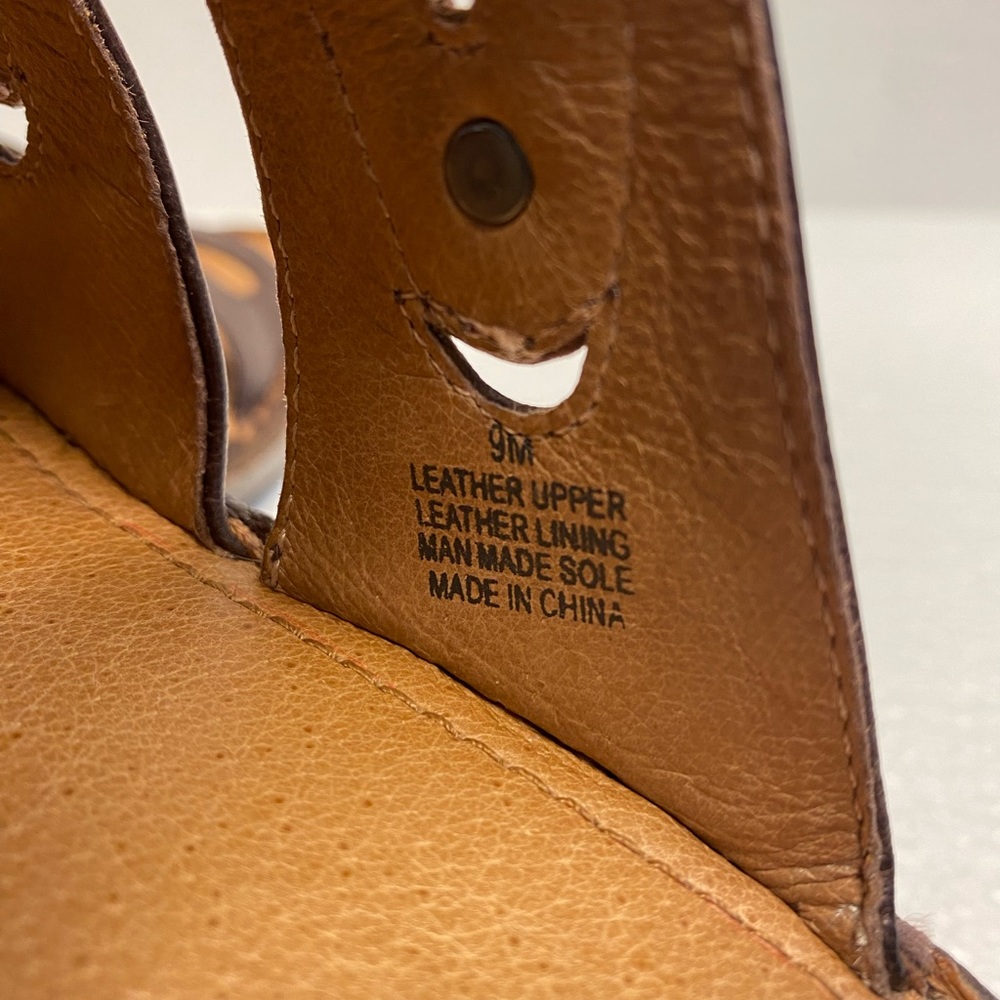 Nurture leather wedge sandals - Picture 9 of 11